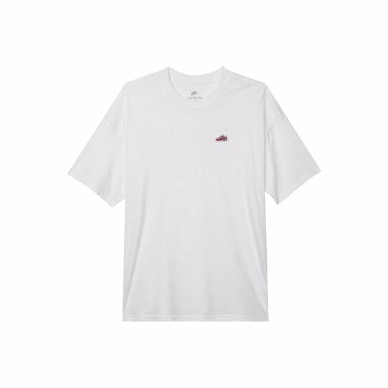 

Nike Однотонная футболка-пуловер с коротким рукавом и круглым вырезом для мужчин, белая FQ3763-100 XL белый