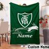 Custom Name Galactic Shield Emblem Throws Blanket Flannel Blankets for Couch Bed Gifts for Men Women Picnic blanket Christmas fan gifts