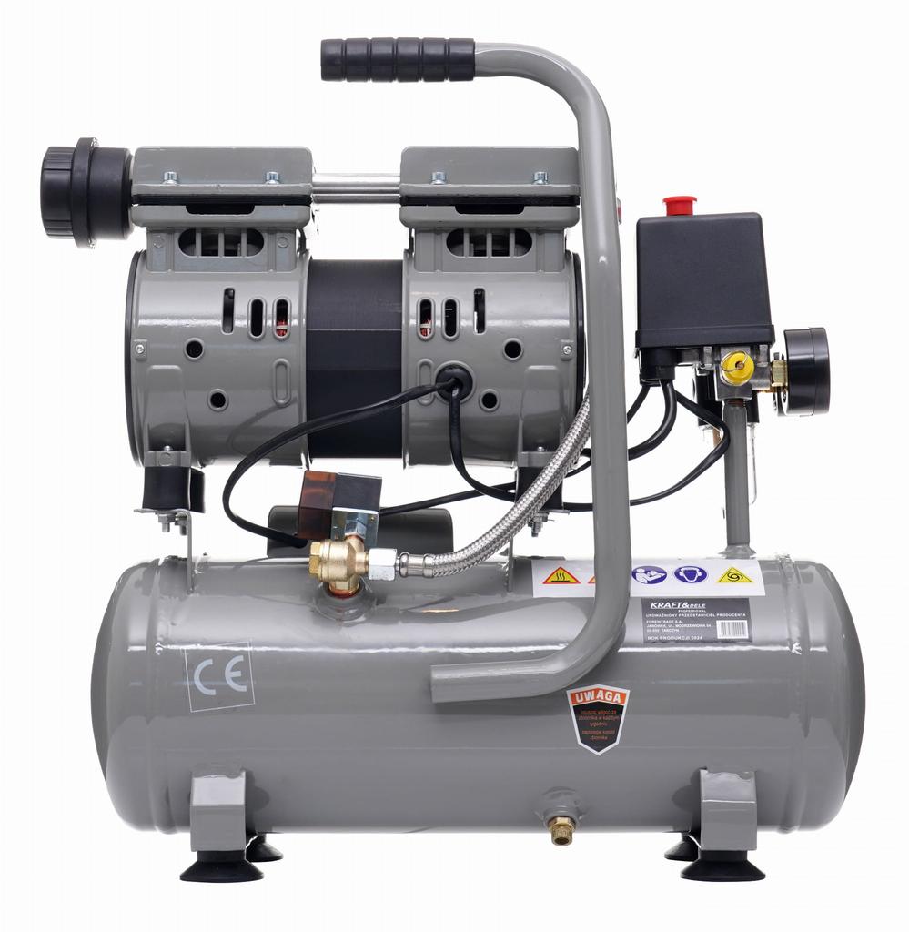 Kompresor Bezołejowy 9L 550W | Kraft&Dele