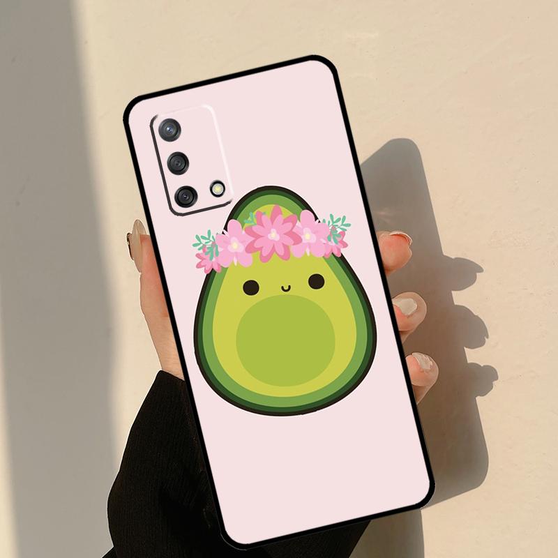 

Cute Avocado Fruits Case For Oppo A60 A40 A80 A18 A38 A58 A78 A98 A15 A54 A74 A94 A17 A57 A16 A76 A96 A6 A5 Pro OPPO A15
