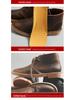 Spring/Summer Crazy Horse Leather British-Style Men's Desert Boots - Mid-Cut Lace-Up Cowhide Martin Work Boots