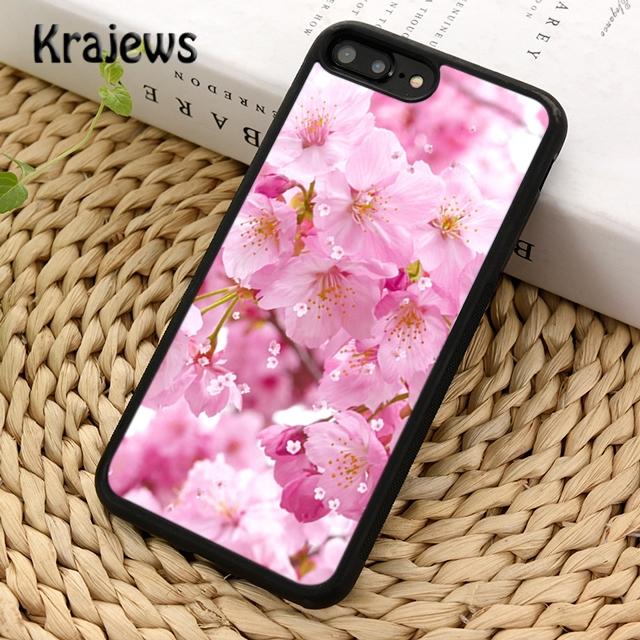 Cherry Blossom Floral Phone Case Cover For iPhone 17 Air 16 15 14 plus 12 13 pro max coque Shell Fundas