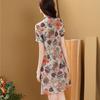 Elegant Summer Qipao Style Silk Dress with Tummy Cover and Stylish Mulberry Silk for Women