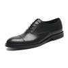 Autumn and winter men's leather shoes Oxford shoes dress leather shoes three joint wedding shoes men
