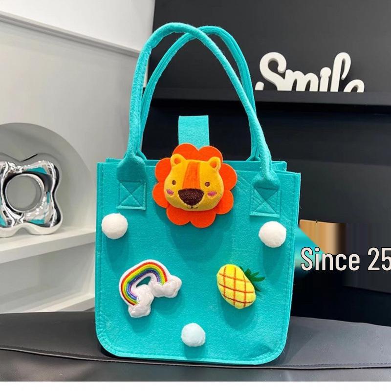 Cute Cartoon Handbag: Perfect Gift & Convenient Shopping Tote for Moms