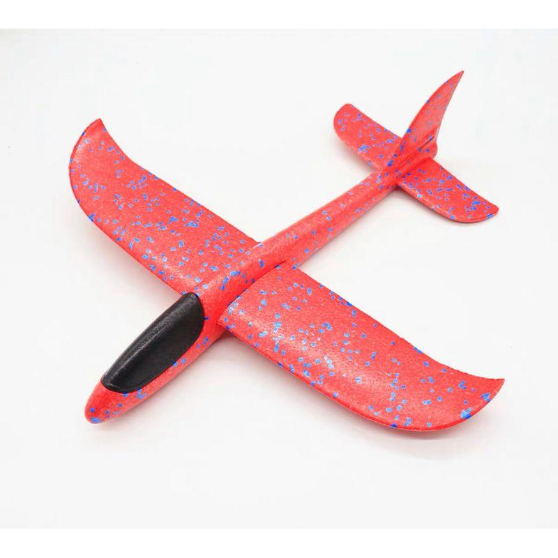 

Hand Throw Large Drop-Resistant Assemble Swing Bubble Plane Aircraft without lights red
