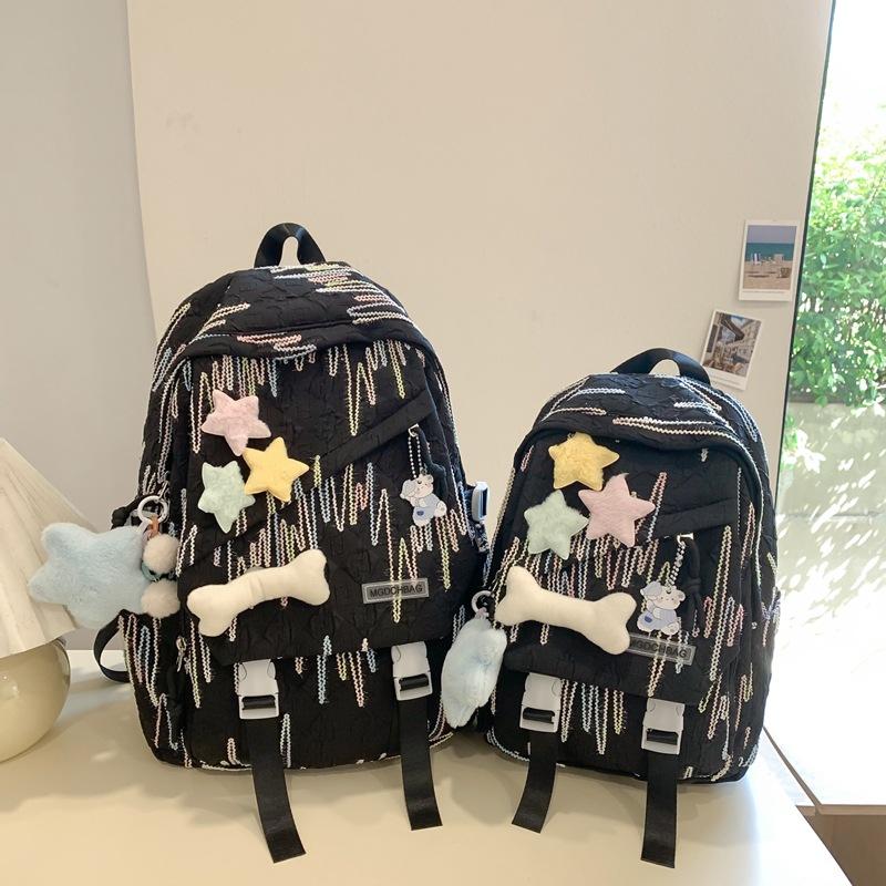 New Schoolbag Female Students Korean High School Students Junior High School Students Shoulder Bag Cute Large Capacity High Value Backpack