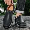 Pantofi pentru bărbați de mărime mare din piele naturală Pantofi slip On 39-48