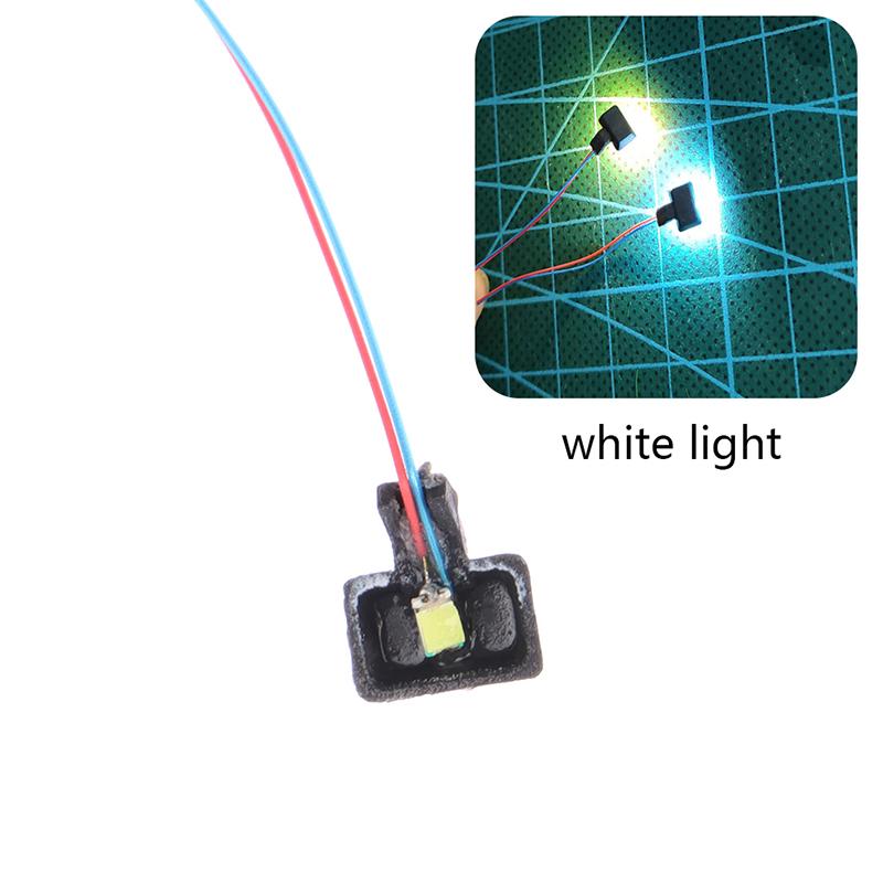 1pc 3V LED Spotlight Model 1:87 HO Scale Diorama Outdoor Billboard Lamp for DIY Model Making Architecture Building Layout
