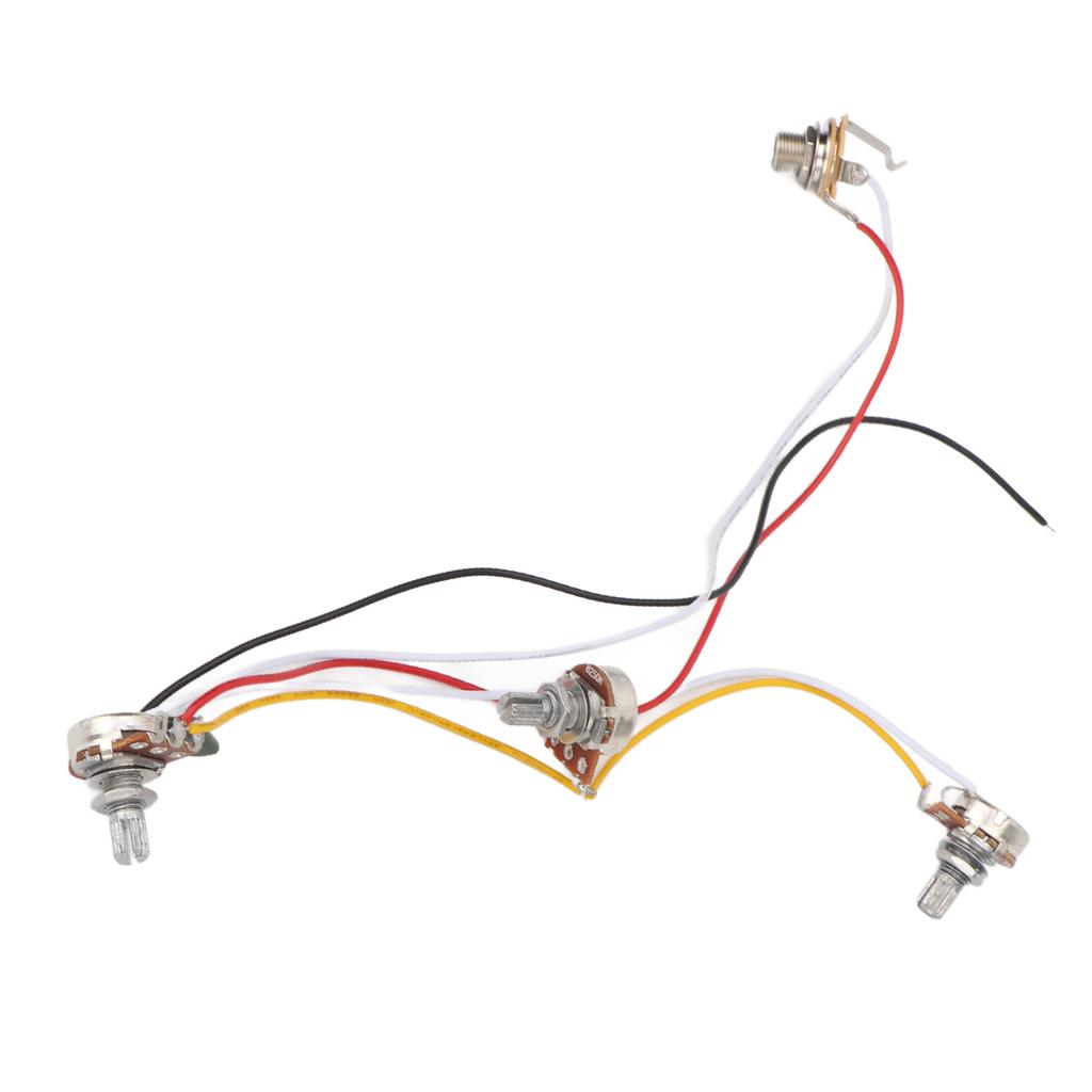 Electric Guitar Wiring Harness Noise Reduction 3 Way B250K A250K Prewired Bass Wiring Harness Kit