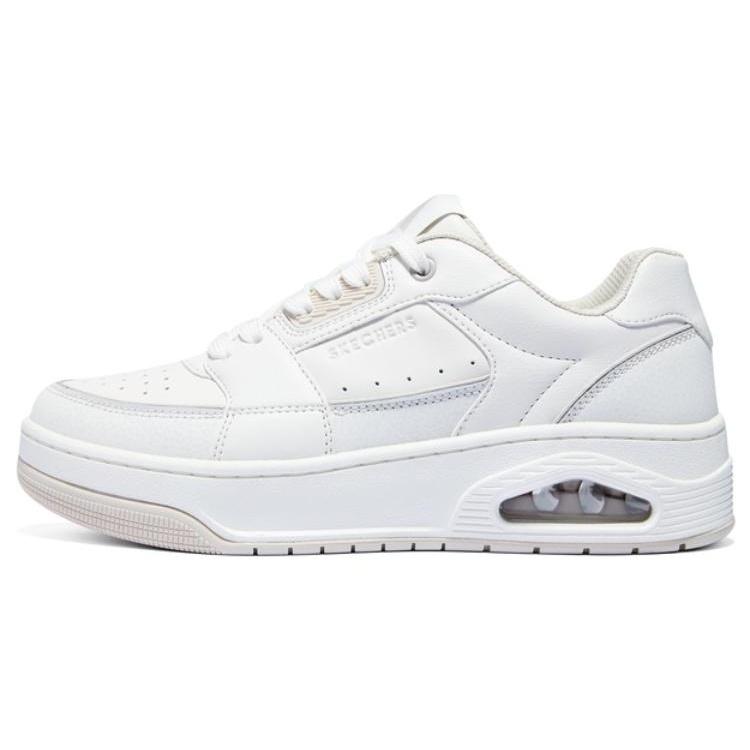 (WMNS) Skechers Uno Court - Courted Style Shoes  White  Women s 177710-WHT EU 35