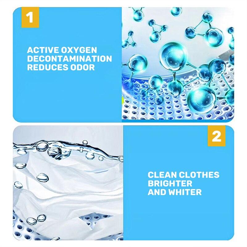 12 buc Detergent pentru mașină de spălat acasă, tabletă efervescentă, curățare profundă, mașină de spălat, deodorant, pentru îndepărtarea petelor, detergent pentru mașină de spălat