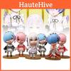 Charming 9cm Zero Two World Rem And Ram Cartoon Statues For Anime Lovers