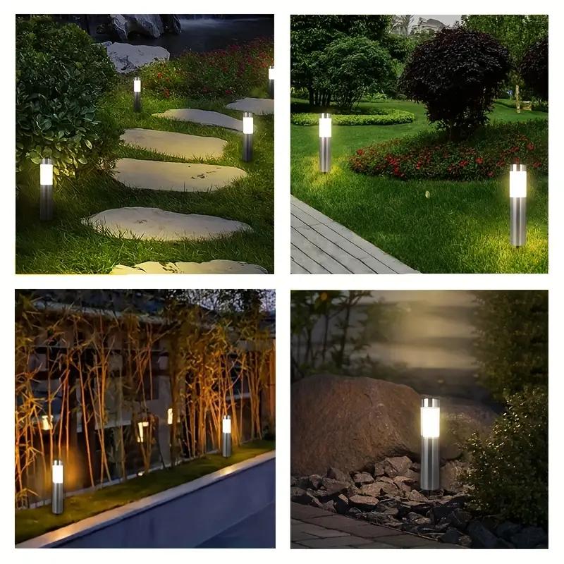 1/2/4PCS Solar LED Lawn Lights IP65 Waterproof Outdoor Courtyard Lights Suitable for Terrace Path Garden Landscape Lighting