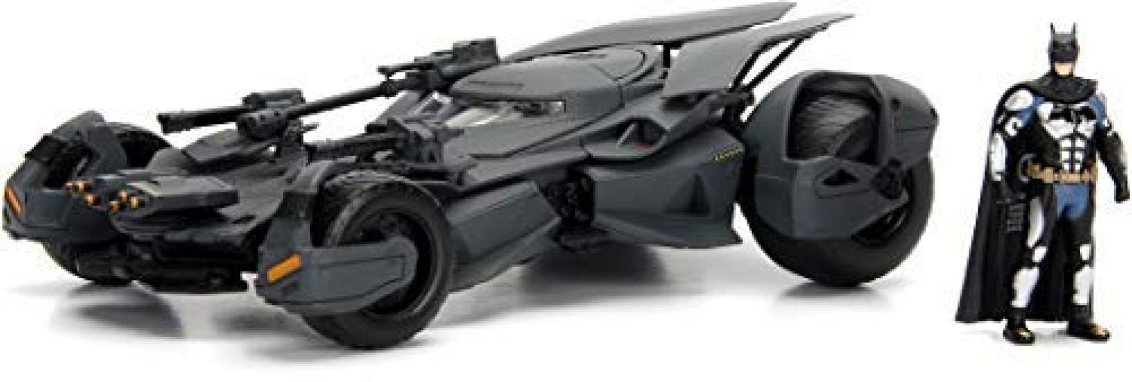 

Игрушки Джада 1:24 2017 ЛИГА СПРАВЕДЛИВОСТИ БЭТМОБИЛЬ WBATMAN Бэтмобиль JADA Миниатюрная машинка Бэтмен [Б/У]