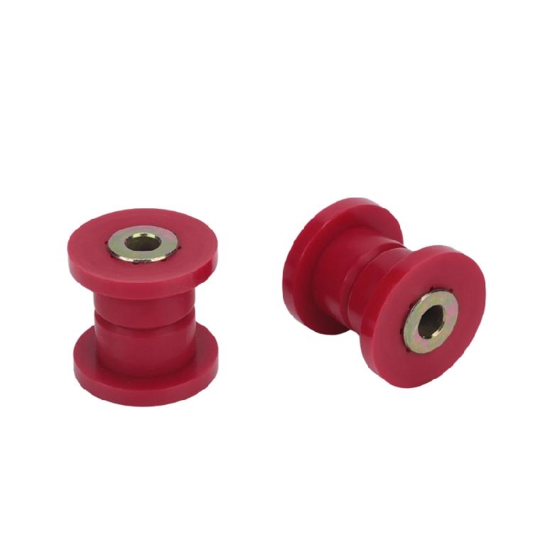 Control Arm Bushing Set for Front Suspension Service, with Flanged Polyurethane Bodies and Metal Center Hardware