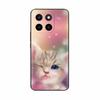 Pro Honor X6c Pouzdro Roztomilé TPU Silikonové Pouzdra na Telefon Pro Honor X6c Zadní Kryt HonorX6c X 6C Tištěná Květina Měkký Silikon Coque Fundas