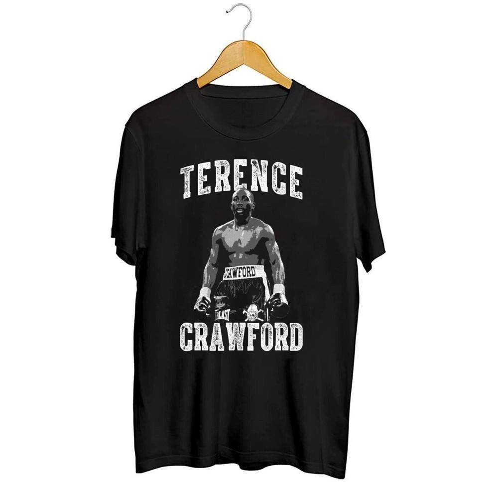 New Popular Terence Crawford Black Cotton T Shirt  Unisex T-Shirt S
