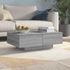 VidaXL Coffee Table Sonoma Grey 90x60x31 Cm Engineered Wood 815196