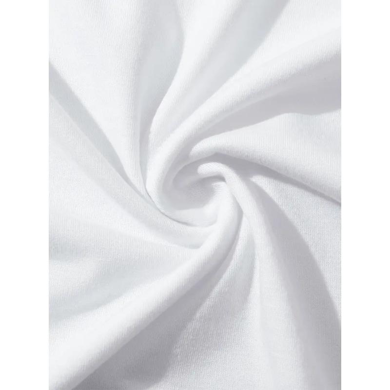 European sizes Women'S Casual Round-Neck Short-Sleeve Sports T-Shirt with Spanish Letter Print for Spring And Summer