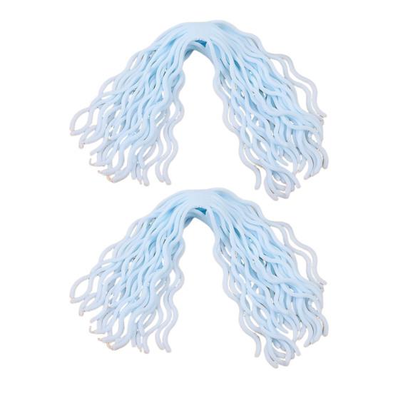 

2 шт. Игрушка-антистресс в виде лапши, мягкая эластичная веревка из ТПР, непоседа, для детей, подростков, взрослых, портативная, для декомпрессии, имитация спагетти, тянущаяся сенсорная игрушка синий