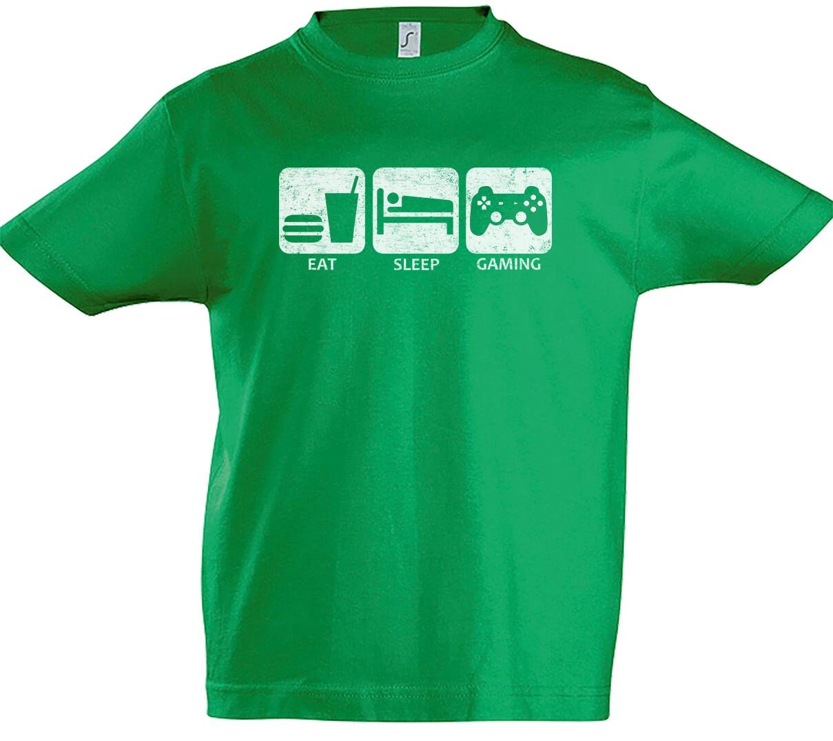 

Eat Sleep Gaming Boys kids boys T-Shirt Gamer Games Fun Nerd First Person Computer Scientist Shooter 120