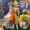 YS Statue 33cm/12.99inch Dragon Ball Z Ssj3 Son Goku Figure Ssj2 Goku Action Figure Pvc Statue Collection Model Toys Gifts