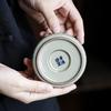 Ceramic Kung Fu Set Accessories Lid Holder Antique Style Old Clay Blue and White Porcelain Underglaze Hand-painted Tea Tray