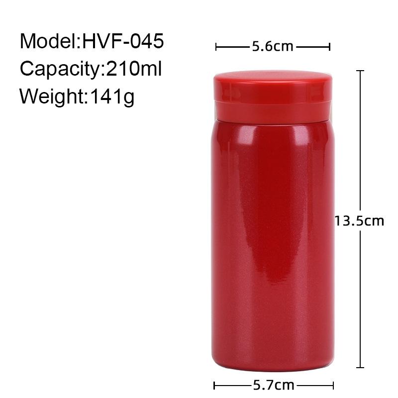 Stainless Steel Thermos Cup, Portable Mini Carry-On Water Cup Girl Pocket Cup