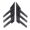 1 Pair Car Rear Windshield Sticker Decoration Side Splitter Trim Window Louver Sunshade Rear Window Side Spoiler Splitter