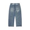 HISHANDER Washed 5P Wide Denim Pants [Light Wash]