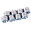 TRZX 16-Piece Metal Rubber Sealed Bearing Kit Upgrade Parts for Tamiya TT-02B RC Car