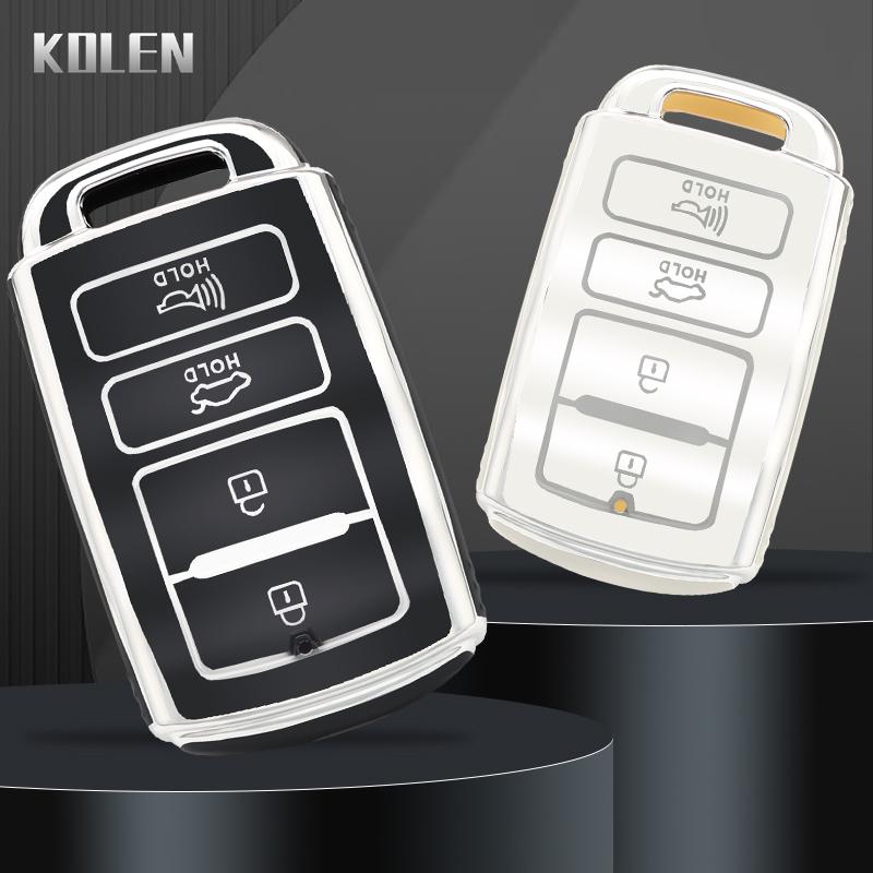Tpu Car Remote Key Case Cover Shell Fob For Hyundai For Kia Cadenza K9 K7 K-04 Sorento K900 Key Protective Accessories Keychain