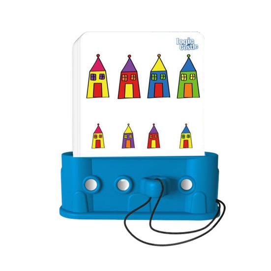 1/2/3 Sets Logic Castle Educational Cards Logical Thinking Training Fine Motor Skills Problem Solving Flashcards Brain Teaser Toy for Kids Ages 3-6 C