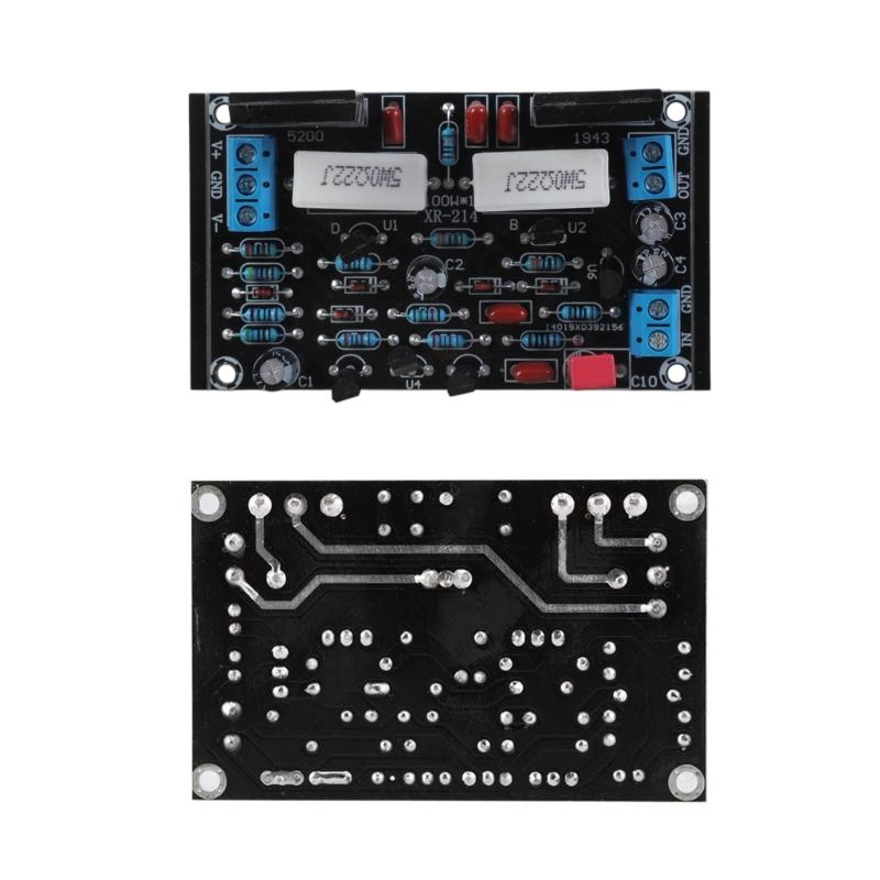 Hochwertige 100W Mono-Kanal Leistungsverstärkerplatine mit 2SC5200 und 2SA1943 Transistoren für Audiophile und DIY-Enthusiasten