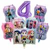 Anime Hunter Girl Group K-pop Cartoon Aluminum Film Balloon Set for Birthday Party Decoration Scene