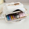 Cute Canvas Shoulder Bag Small Bear Small Square Bag Casual Nylon Crossbody Bag  Gift