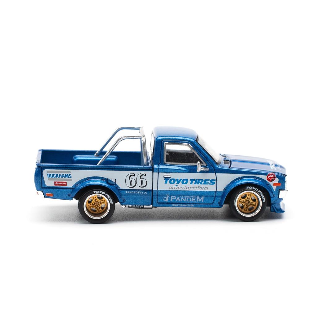 POP RACE Pandem Datsun 620 Blue New Touring PR640217 1/64 (Finished Model)