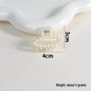Korean Pearl Claw Hair Clip - Elegant Retro French Style