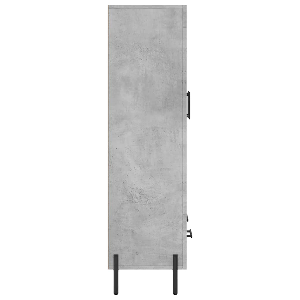 Highboard Concrete Grey 69.5 x 31 x 115 cm Particleboard