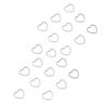 30pcs Stainless Steel Hollow Frame Pendants Silver Stainless Steel Pendants  Earring Craft