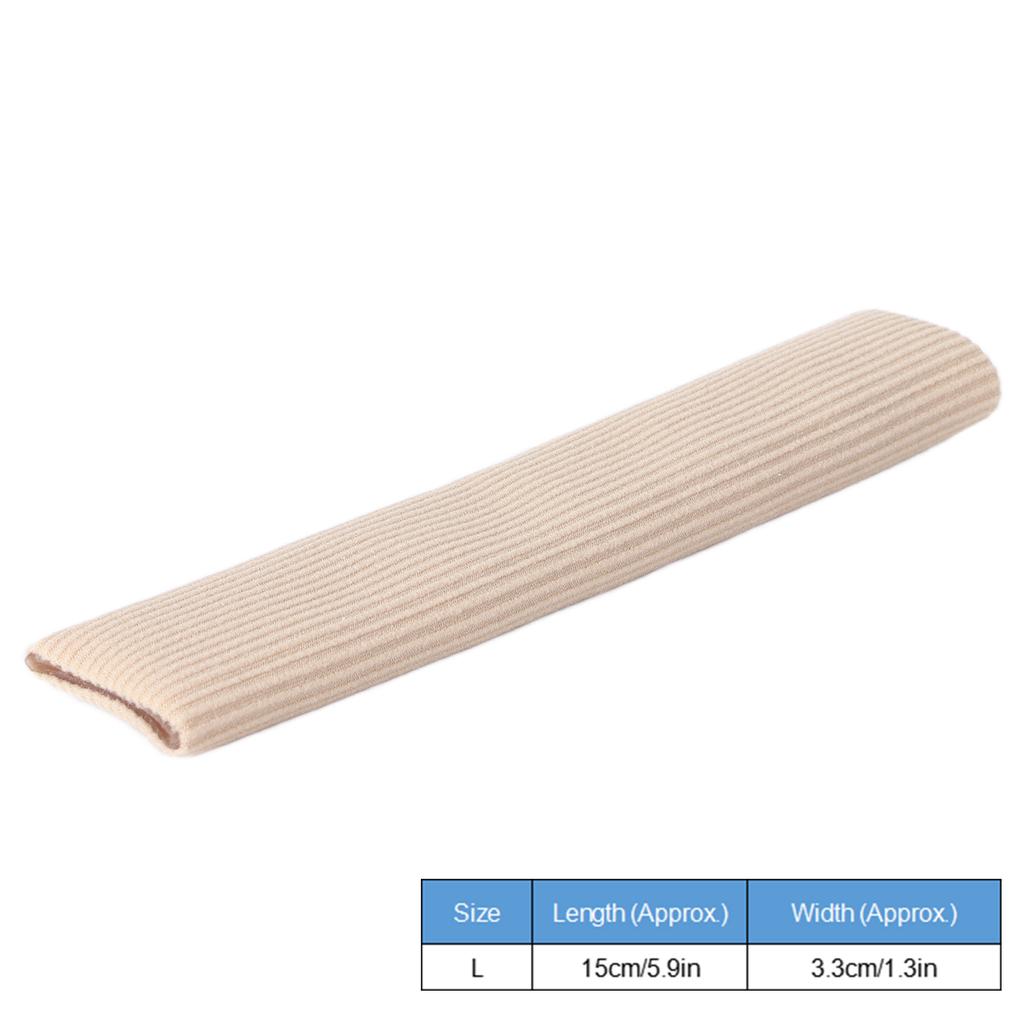 Toe Tubes Sleeves Cuttable Silicone Toe Cushion Tube Protectors for Relief Toe Pressure Pain
