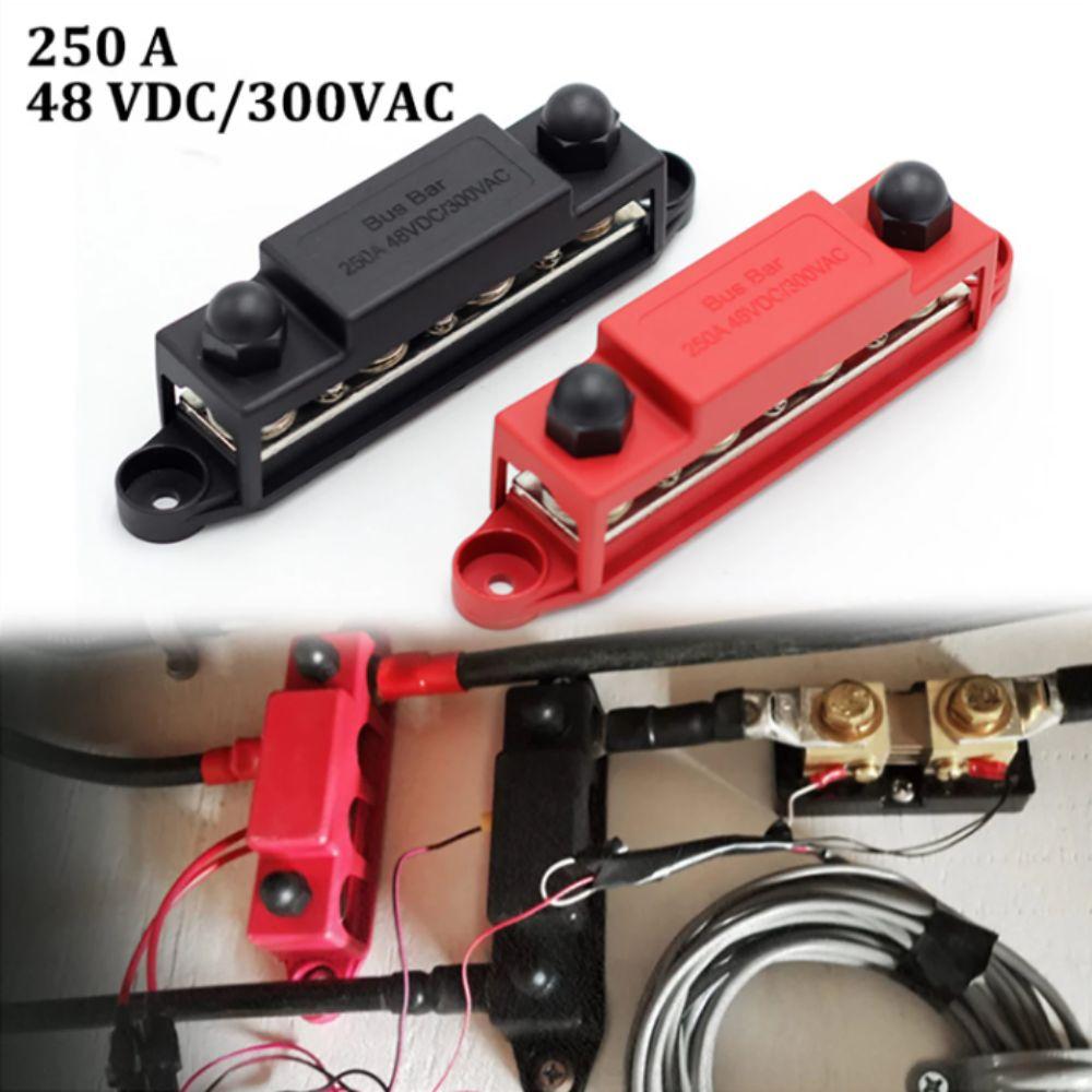 5 Way Bus Bar Terminal Block M10 Stud Terminal Block New Busbar Terminal Block Car Automotive