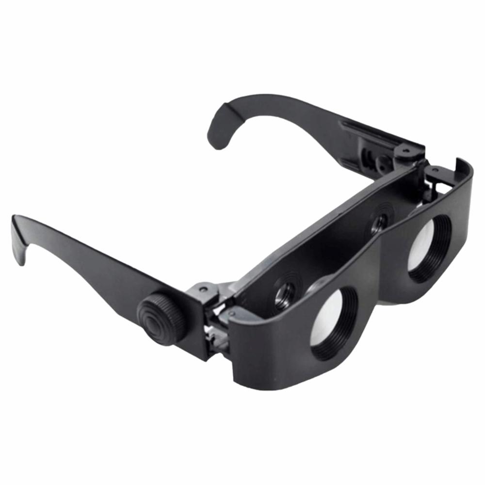 

Adjustable Fishing Telescope Glasses 3-6 Magnification Lightweight Scope Glasses Dual Layer Lens Blaack Binoculars Glasses