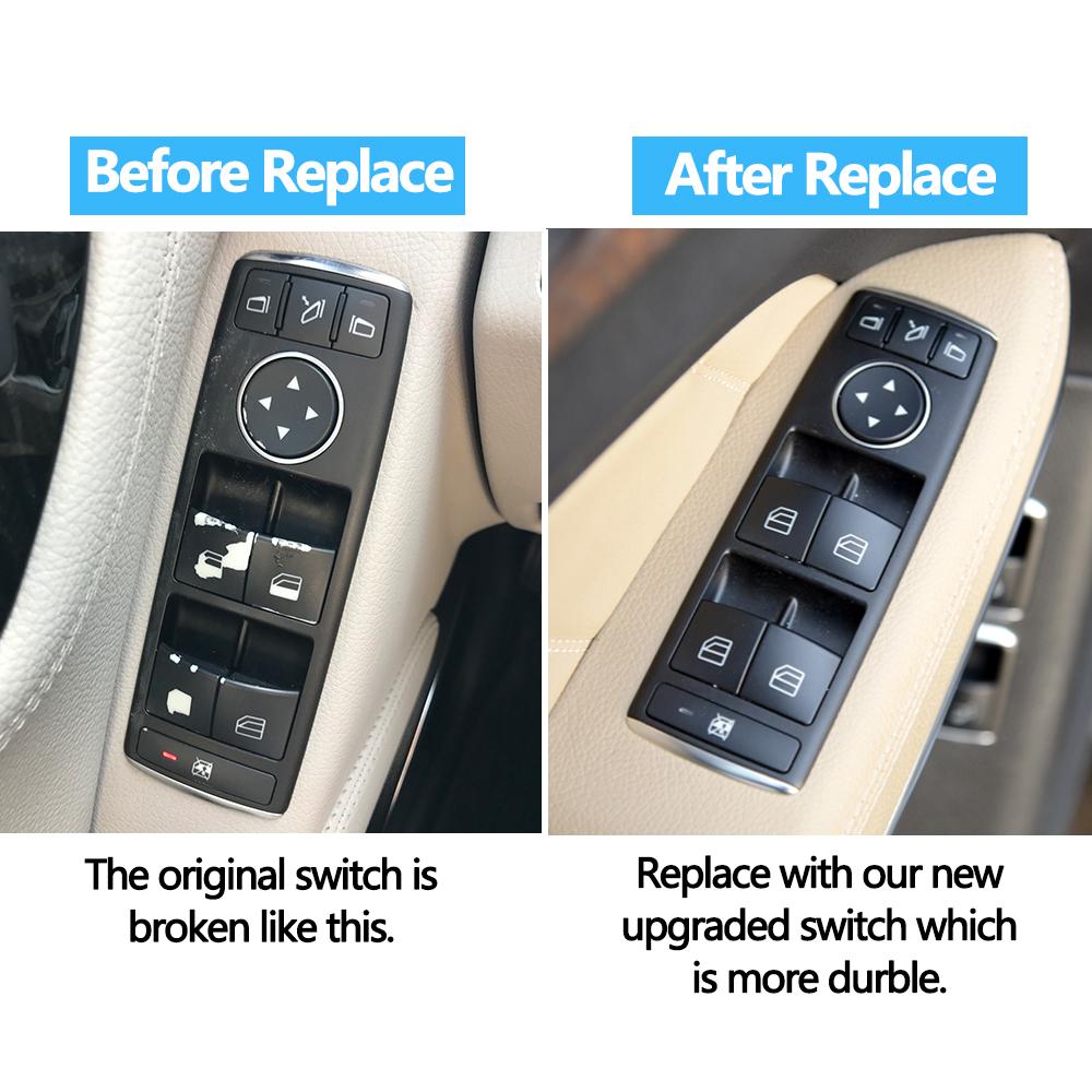 LHD RHD Electric Power Window Regulator Control Switch Button For Mercedes Benz ML GL GLE GLS Class W166 W292