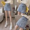 2026 Hot Summer Hong Kong Loose Gradient Casual Jean Skirt