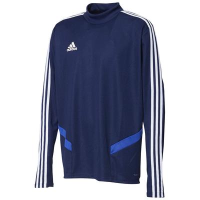 Adidas TIRO19 Soccer Training Top Shirt FJU28 Dark Japan Size To Japanese Size [Men's] Blue/Bold Blue/White (DT5278) J/S (equivalent S)