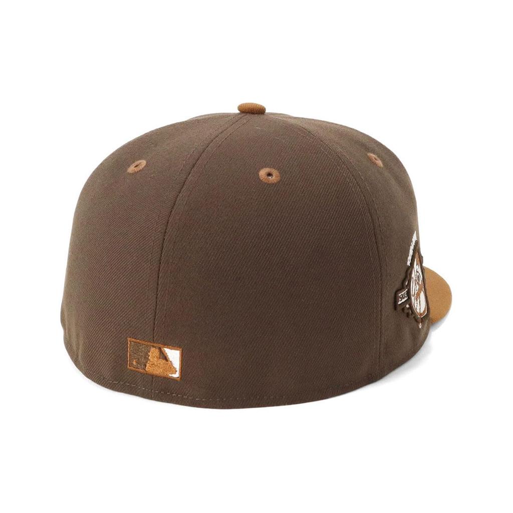 New Era 59FIFTY NY Yankees Cap Walnut ONSPOTZ Exclusive 7 1/2 Side Patch 2-Tone Japan Import Authentic