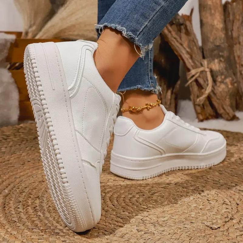 2026 Spring and Autumn New Arrival Simple Comfortable Breathable Versatile Laced Women's Casual Sneakers