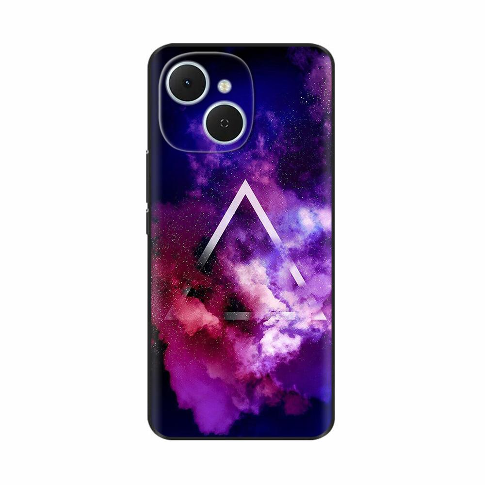 For Tecno Spark 40C Case Flowers Soft Silicone TPU Phone Cases For Tecno Spark 40C Shockproof Cool Wolf Flowers Protective Cover
